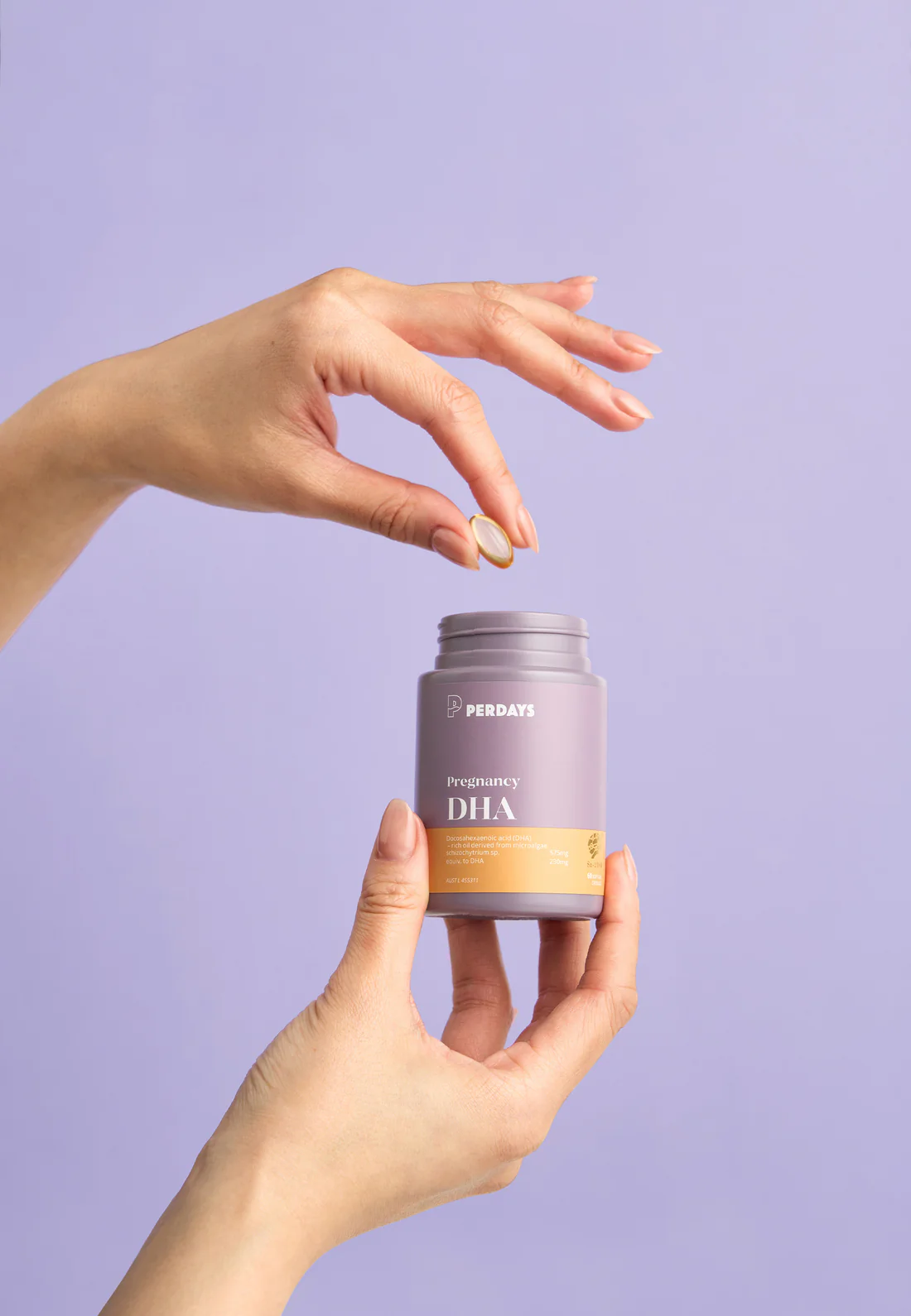 Viên Uống DHA Cho Bà Bầu PERDAYS – DHA Từ Vi Tảo Tự Nhiên - Lọ 60 viên - Hình ảnh 4