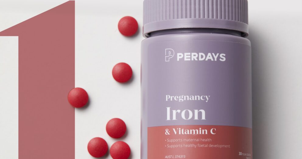 viên sắt hữu cơ perdays không táo, không lắng cặn